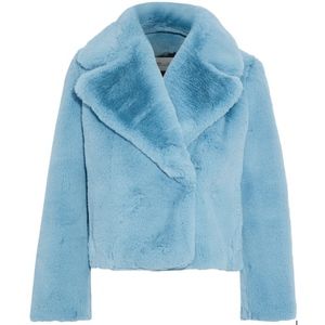 COPY - Diane Von Furstenberg Blue Faux Fur Jacket…